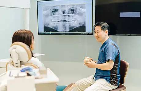 患者さまにご納得いただいたうえで治療を進めます